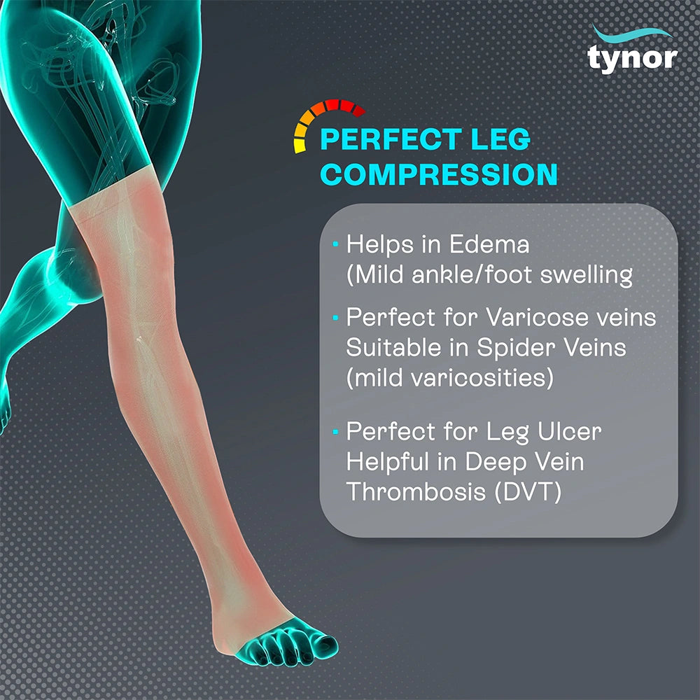 Compression Stocking Mid Thigh Classic (Pair)