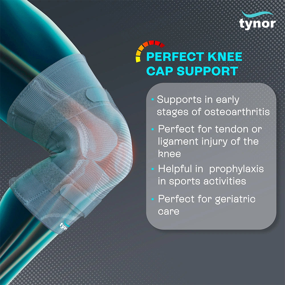 Knee Cap With Rigid Hinge