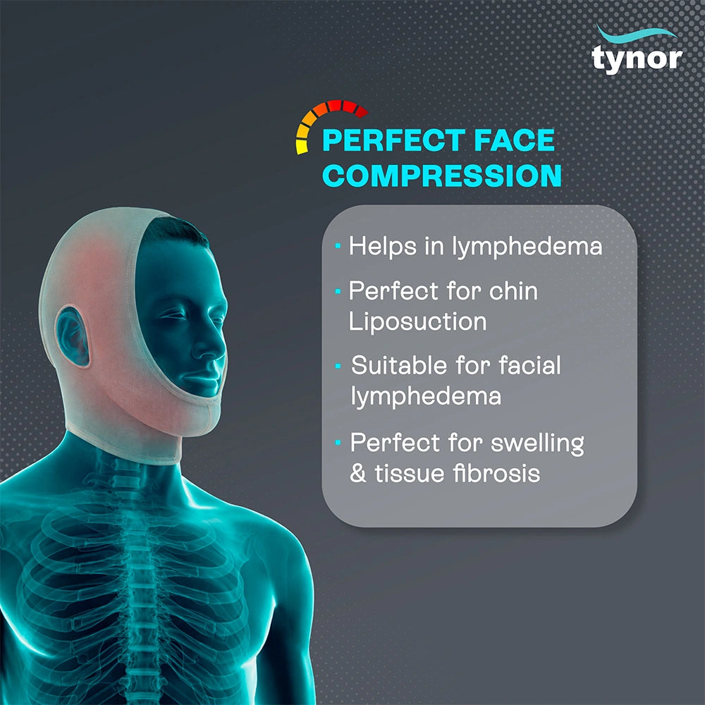 Compression Garment Face Open Hood