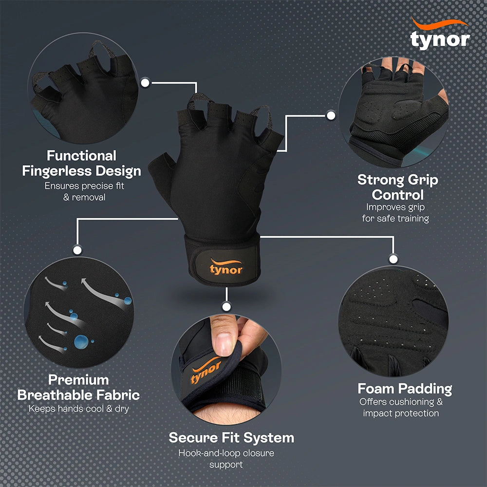 Tynogrip Training Gloves with support