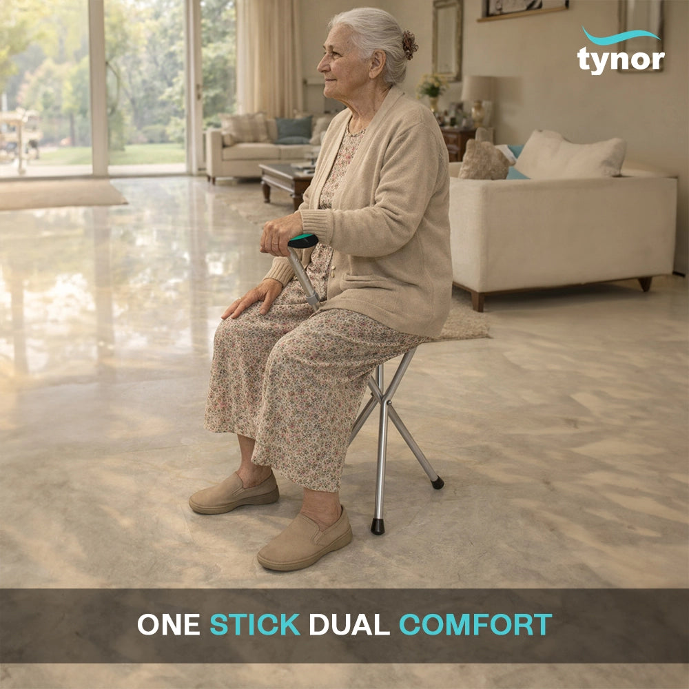 WALKING STICK WITH SEAT