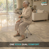 WALKING STICK WITH SEAT