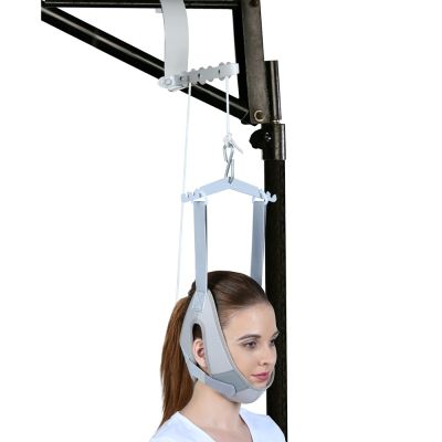 Tynor Cervical Traction Kit (Sitting) with Weight Bag, Grey, Universal Size, 1 Set
