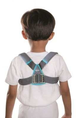 Tynor Clavicle Brace with Buckle, Grey, Child, 1 Unit